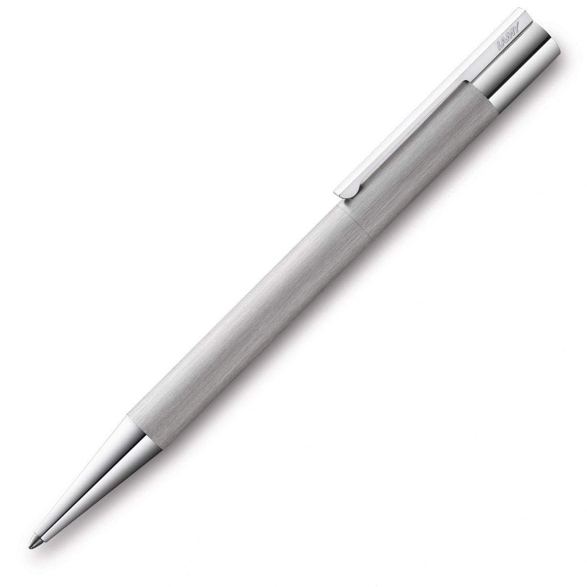 LAMY Scala brushed stainless still fountain pen silver.