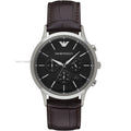 Emporio Armani Men's Dress Analog Display Quartz Brown Watch