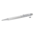 Swarovski Cry Ballp Pen White Green Clover Sp