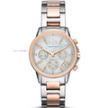 Armani Exchange Women's Lady Banks Analog Display Quartz Silver Watch