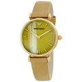 Emporio Armani Women's 'Gianni T-Bar' Quartz Stainless Steel And Leather Automatic Watch