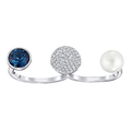 Swarovski Forward Ring Db Mont Cry Pds 52