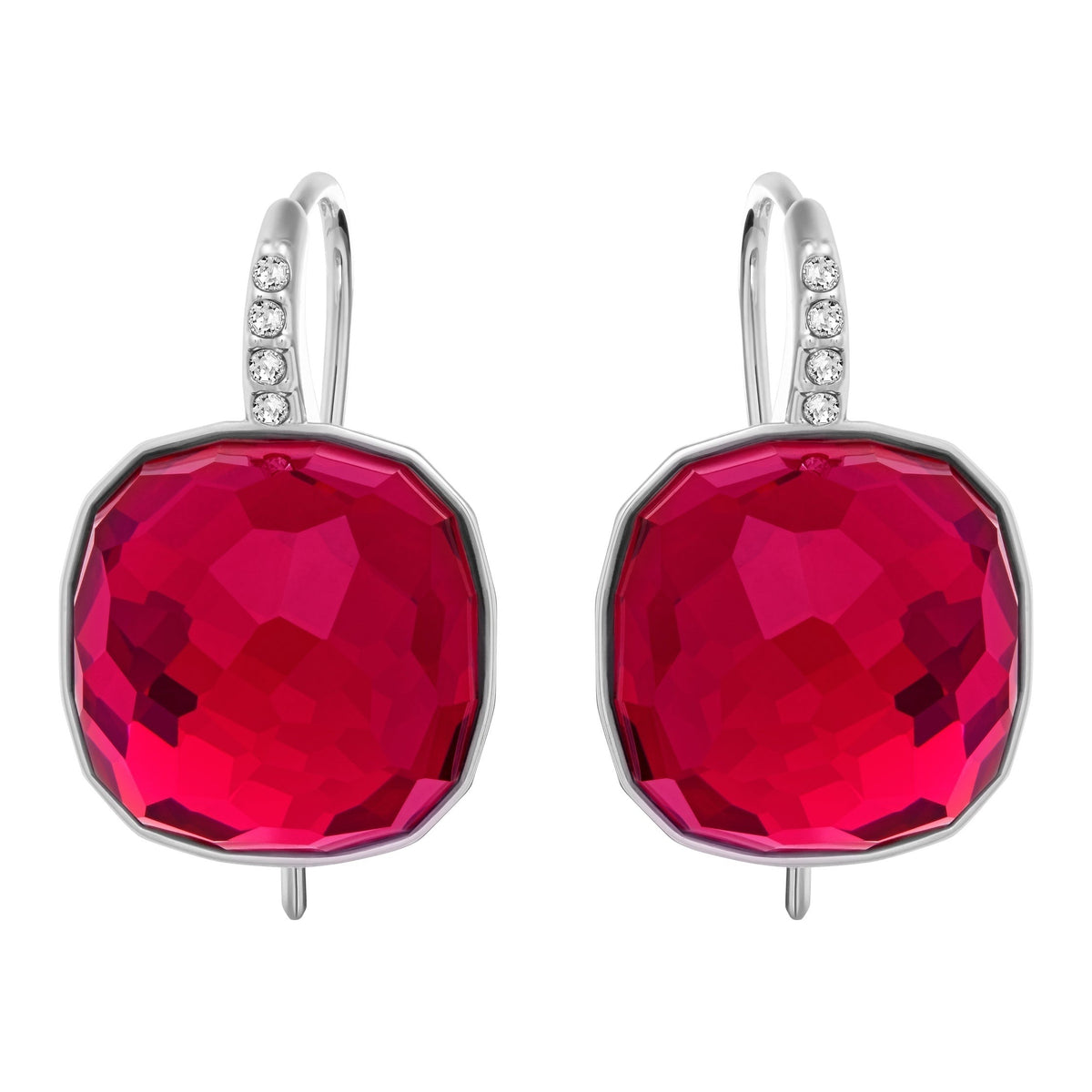 Swarovski Dot Pierced Earrings