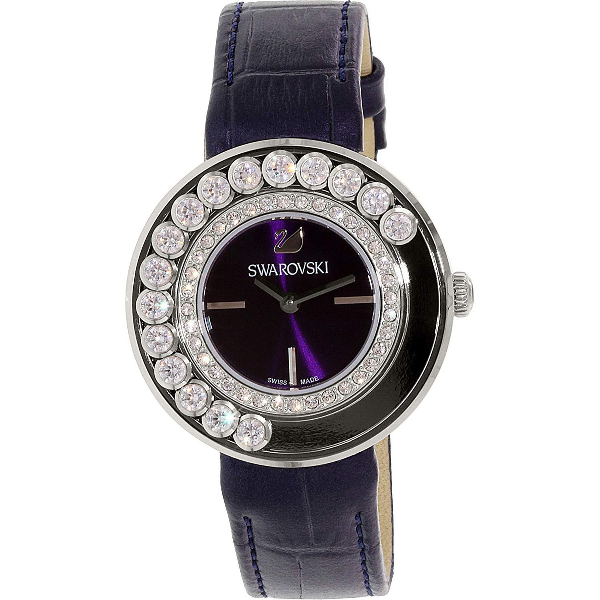 Swarovski Lovely Crystals Aubergine Watch