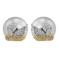 Swarovski Iconic Swan Pierced Earrings, Large, Multi-Colored, Rhodium Plating