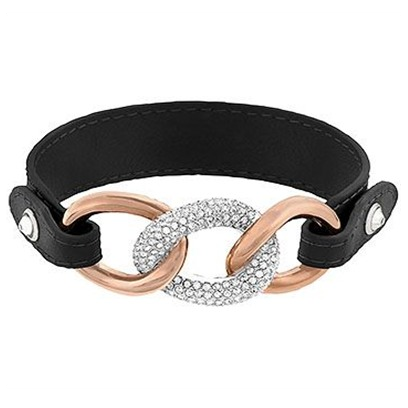 Swarovski Bound Bracelet Leather