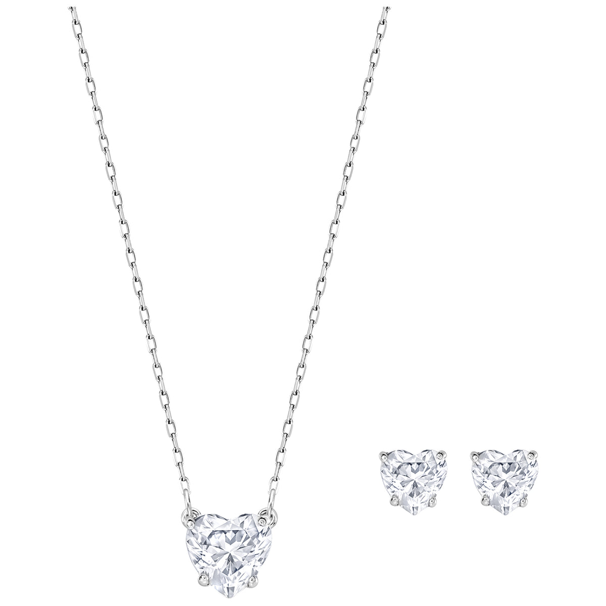 Swarovski Attract Heart Set Czwh Rhs