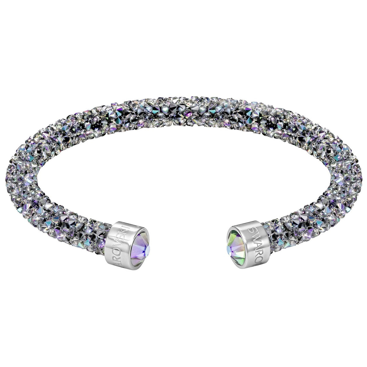 Swarovski Crystaldust Cuff, Multi-Colored, Stainless Steel