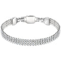 Swarovski Clim Bracelet, White, Rhodium Plating