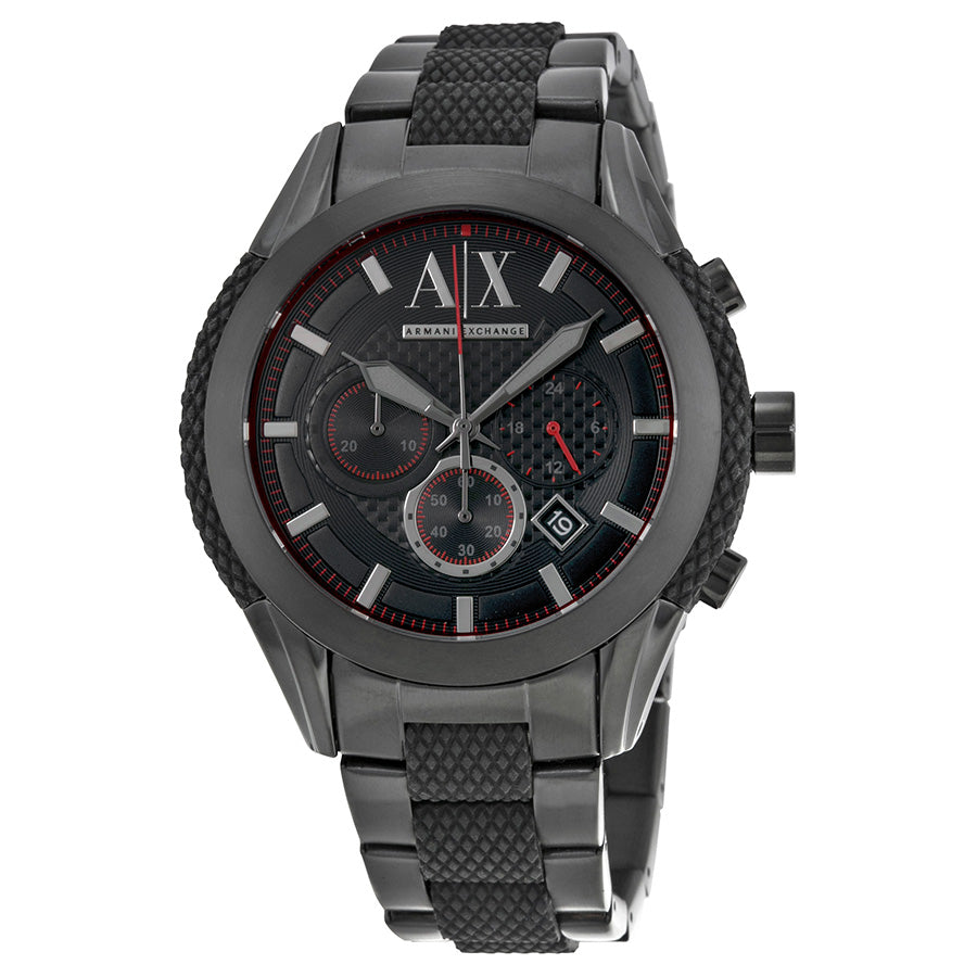 Armani Exchange Men's Analog Display Quartz Black Watch