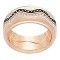 Swarovski Demi Ring Jet Cry Ros 55