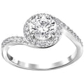 Swarovski Attract Light Swirl Ring