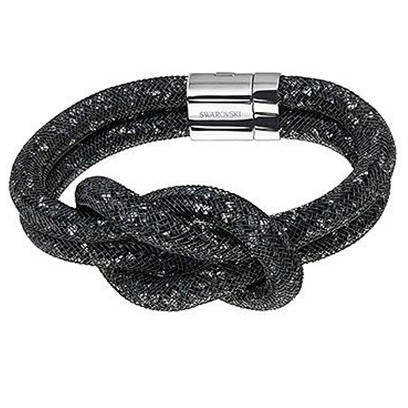 Swarovski Stardust Knot Bracelet Jet Hem Pds Blksp