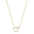 Swarovski Lovely Necklace, White, Gold Plating
