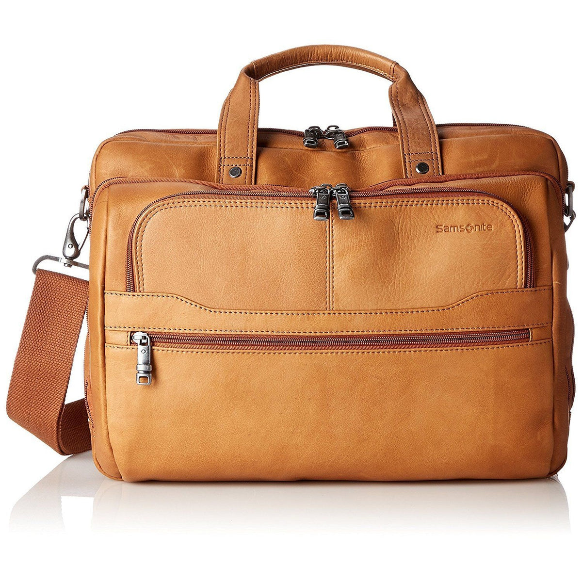 COLOMBIAN LEATHER 2 POCKET BUSINESS CASE*