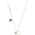 Swarovski Duo Pendant Cir Aqua Cry Mix