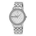 Armani Exchange Lady Hamilton Silver Quilted Dial Steel Ladies Watch