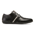Bally harlam men's calf leather trainer in black-6