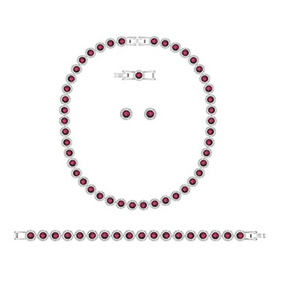 Swarovski Angelic Set All Around Rby Cry Rhs