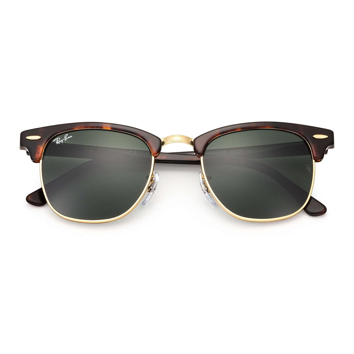 Ray-Ban Clubmaster Classic RB3016 Tortoise - Acetate - Green Lenses