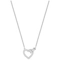 Swarovski Lovely Necklace, White, Rhodium Plating