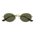 Ray-Ban Oval Flat Lenses RB3547N Gold - Metal - Green Lenses