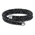 Swarovski Crystaldust Bangle Db Jet Sts S