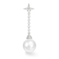 APM Mono Silver Festival Dropping Earring With Pearl