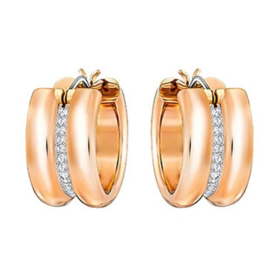 Swarovski Further Pe Hoops Cry Ros