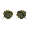 RAY-BAN Round Metal RB3447 Gold - Metal - Green Lenses