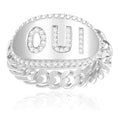 APM Silver Oui Chain Ring