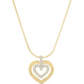 Swarovski Circle Heart Pendant