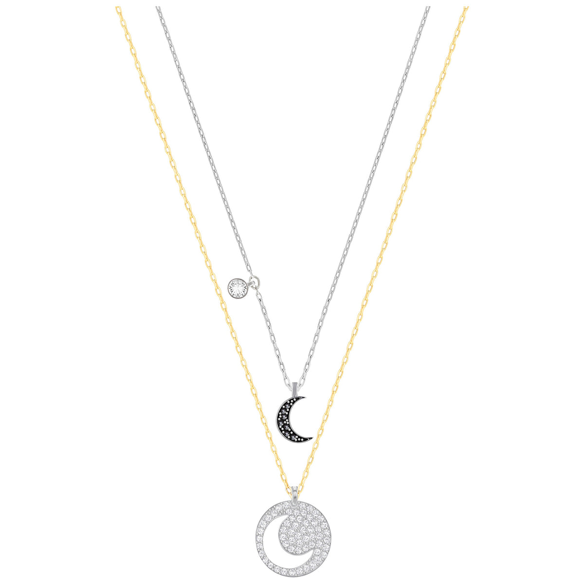 Swarovski Crystal Wishes Moon Pendant, Versatile