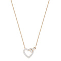 Swarovski Lovely Necklace, White, Rose Gold Plating