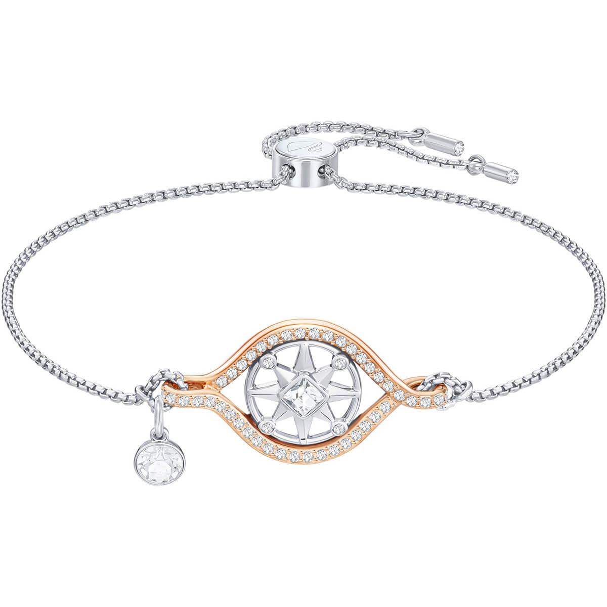 Swarovski Humanist Flower Of Life Bracelet, White, Mixed Plating