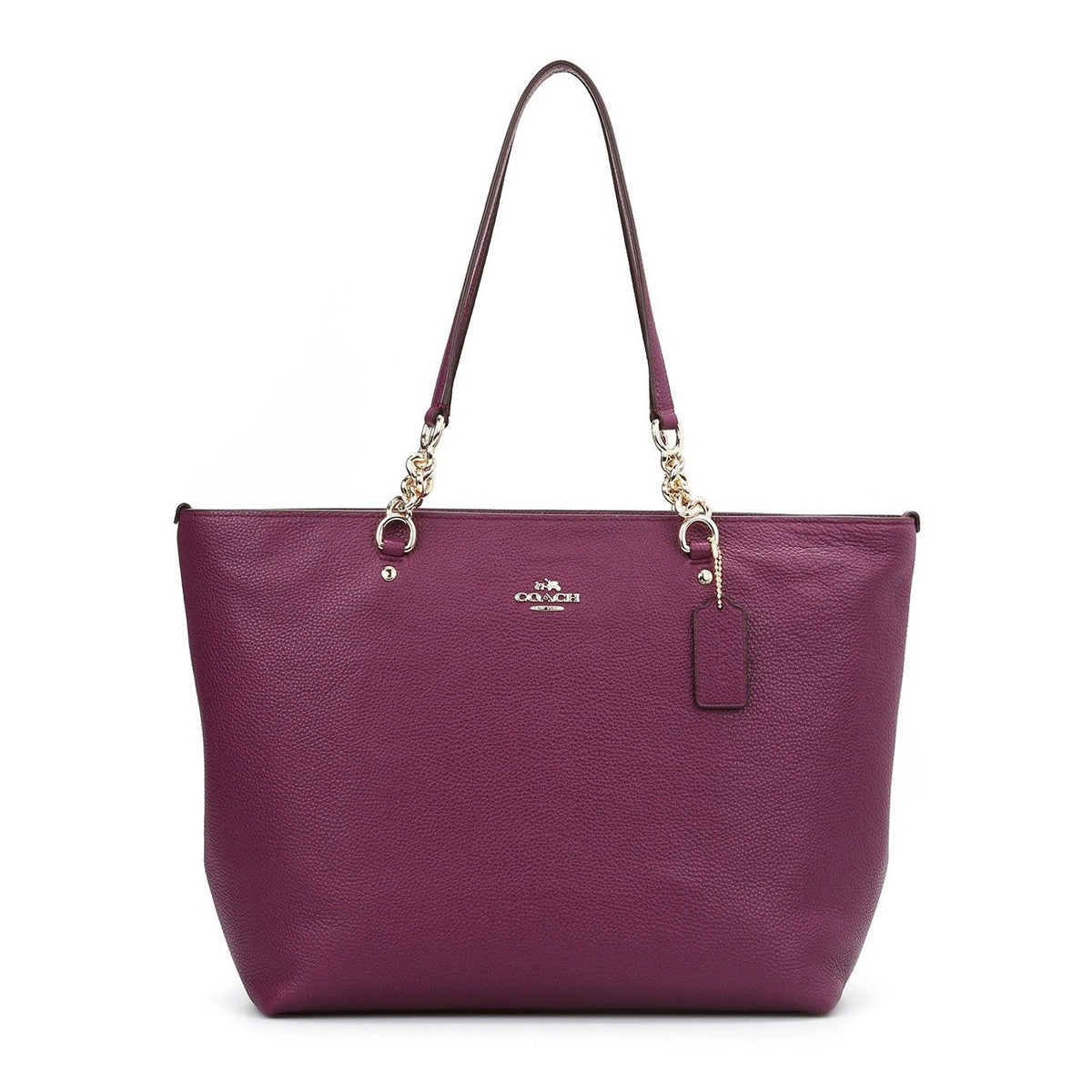 Coach SOPHIA small tote in pebble leather