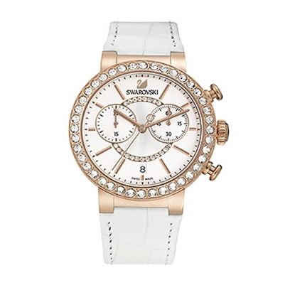 Swarovski Citra Sphere Chrono Wht Ros
