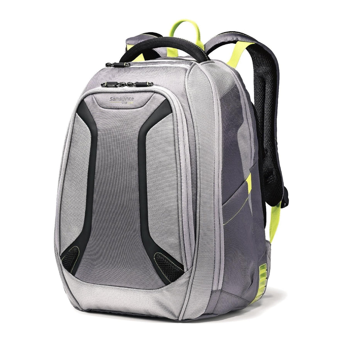 Samsonite Viz Air Backpack with 15.6" Laptop Pocket (Gunmetal/Volt Green)