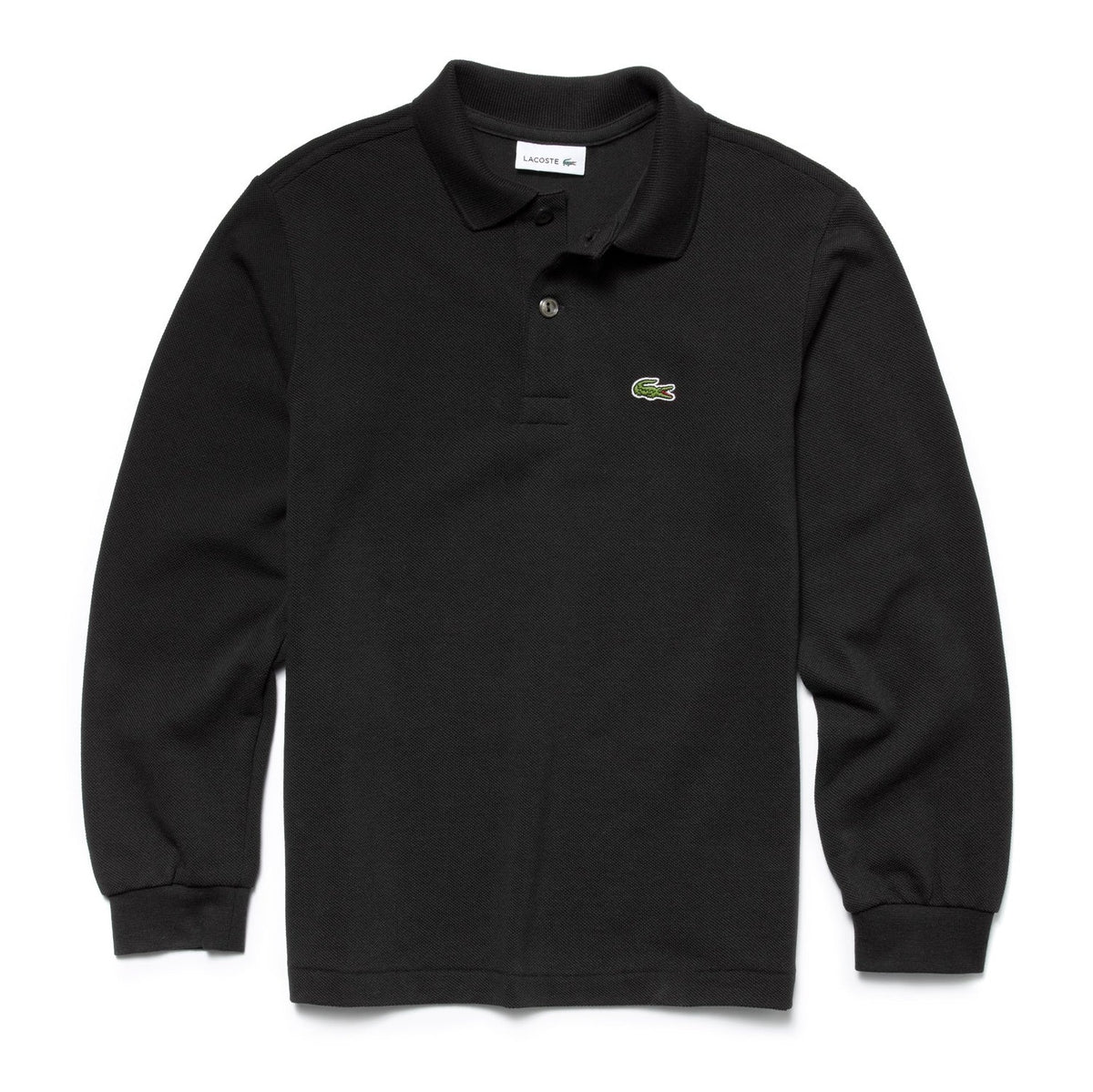 Lacoste Boy's long sleeve classic Pique polo shirt.