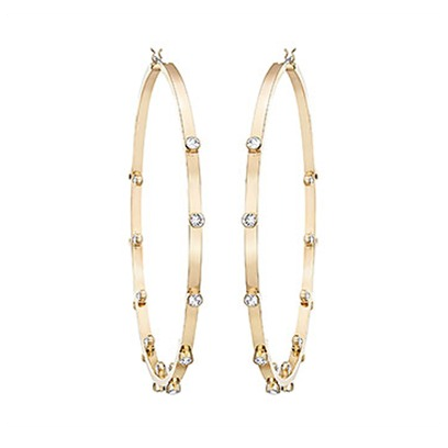 Swarovski Genna Pierced Earrings Hoop
