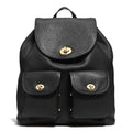 Coach TURNLOCK rucksack in pebble leather
