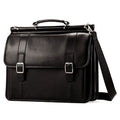 Samsonite Leather Dowel Flapover Business Case