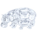 Swarovski Hippo Mother With Baby