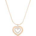 Swarovski Circle Heart Pendant
