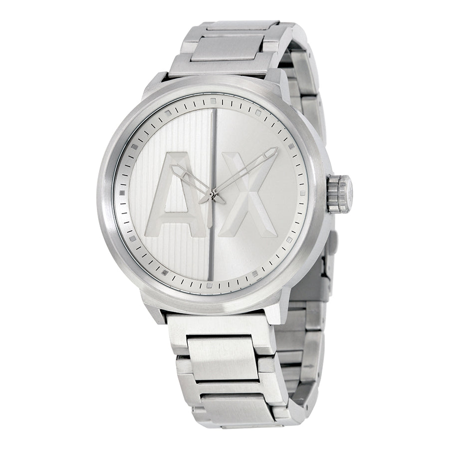 Armani Exchange Men's Analog Display Quartz Silver Watch