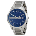 Armani Exchange Men's Analog Display Quartz Silver Watch
