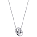 Swarovski Further Pendant, Small, White, Rhodium Plating
