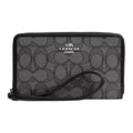 Coach zip case in signature jacquard