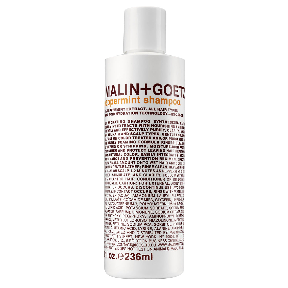 MALIN + GOETZ Peppermint Shampoo , 8fl.oz.e236ml
