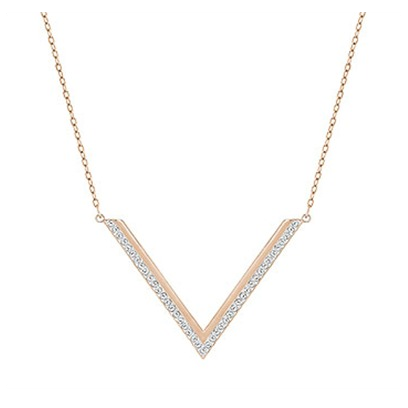 Swarovski Delta Necklace Med Cry Ros